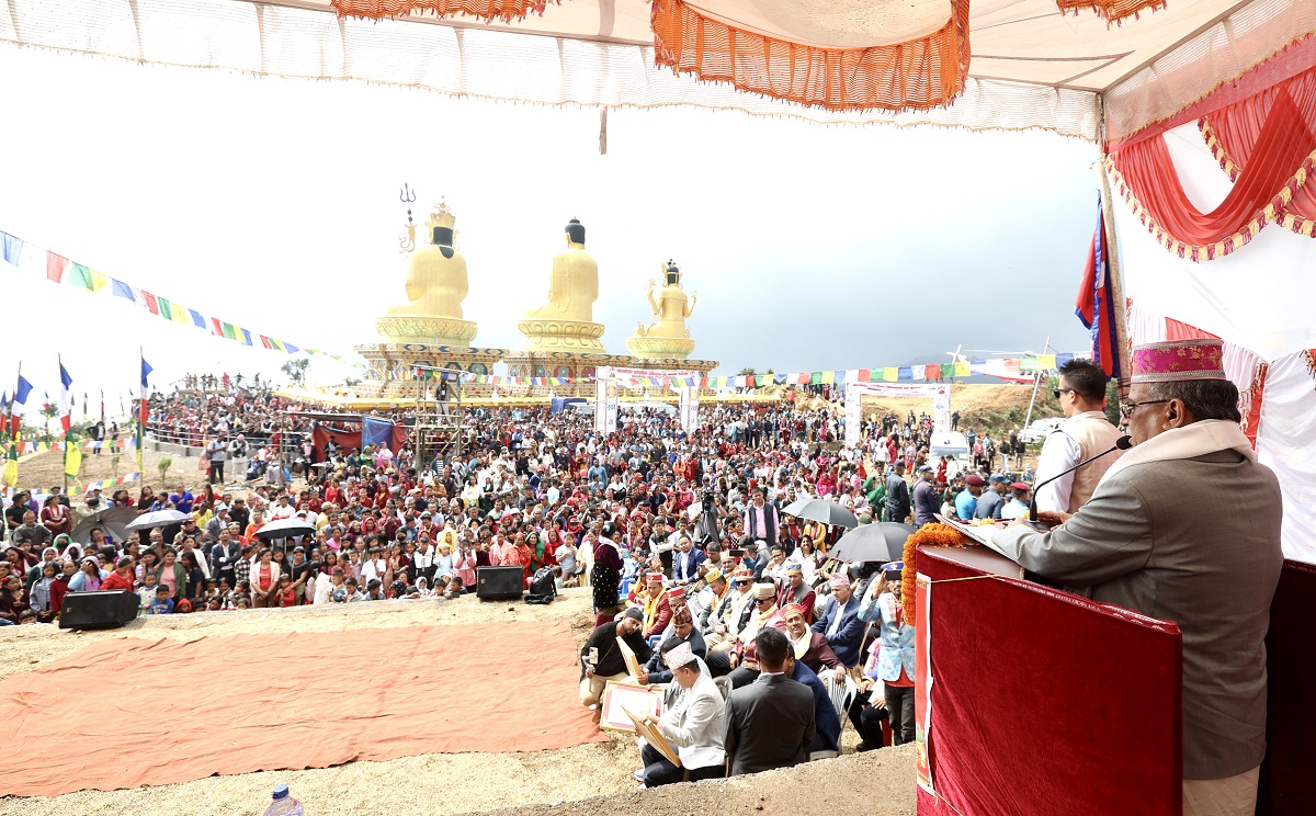 लुम्बिनीमा आयोजित २५६८ औं बुद्ध जयन्ती कार्यक्रम