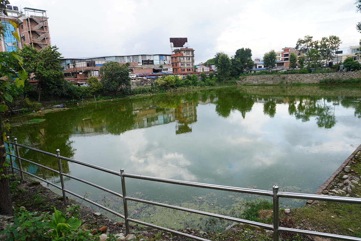 ललितपुरको न्हुँ पोखरी संरक्षणको पर्खाइमा 