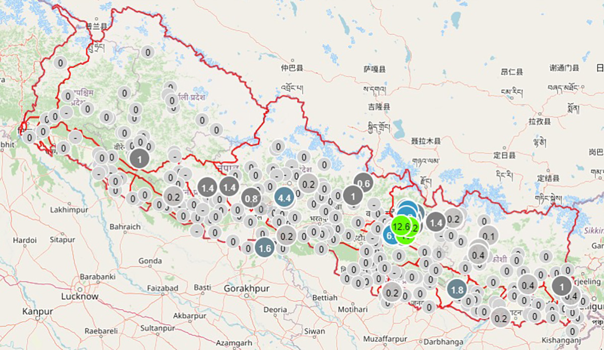 मनसुनी वायुको प्रभाव देशभर कायमै