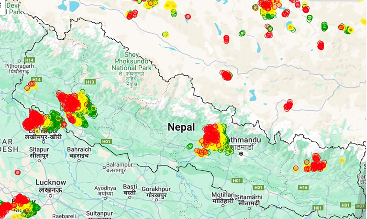 कोशी, गण्डकी, लुम्बिनी र कर्णालीमा भारी वर्षाको सम्भावना